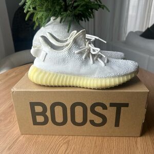 White Yeezy 350 Boost
